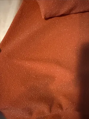 PINK Corset Top Sleeveless Sparkle Rust Bodycon Mini Dress With Built In Body thumbnail 8