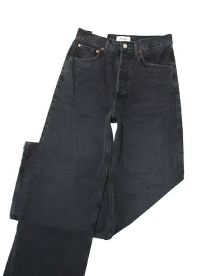 NWT AGOLDE Dame in Hitch High Rise Wide Leg Relaxed Rigid Denim Jeans 25 thumbnail 6