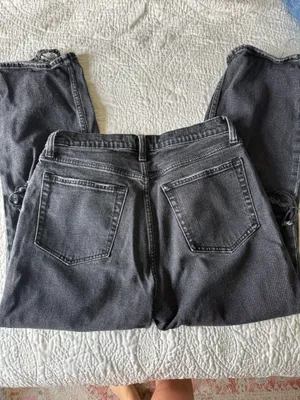 Abercrombie and Fitch ankle straight ultra high-rise curve love thumbnail 4