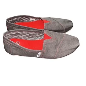 Toms Gray & Red  Flats Shoes(Size 8) thumbnail 2