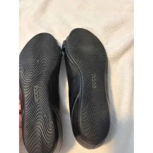 Ecco Black Leather Open Toe Heeled Pumps‎ Buckle Embellished Size 39 thumbnail 5