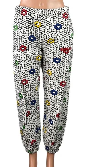 Madhappy x Vilebrequin Women's Multicolor Floral Lounge Jogger Sweatpants Size S thumbnail 1