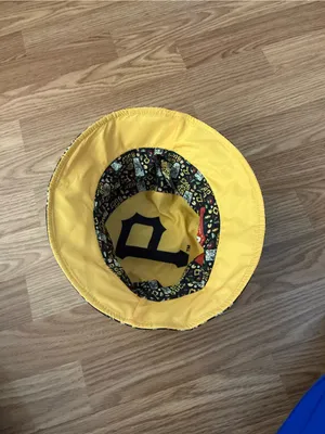 Pittsburgh Pirates Baseball Reversible Bucket Hat Black thumbnail 3