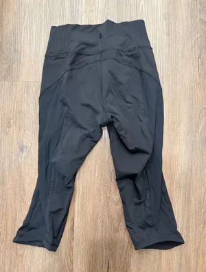 Lululemon Black‎ Capri Leggings Womens Activewear Athletic Pants thumbnail 1