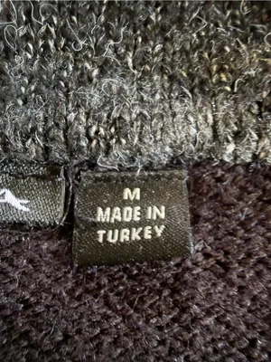 AVA Women’s Cardigan Mohair Blend Black and Grey Size M thumbnail 4