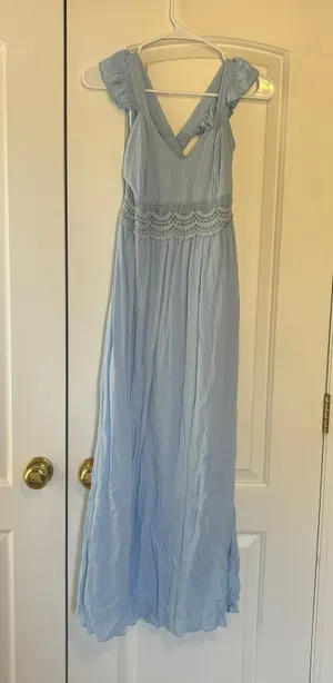 Japna Blue Maxi Dress thumbnail 3