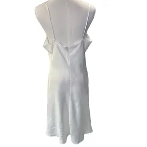Vtg Val Mode Lingerie Baby Doll Fairy Party 80's White Lace Slip Dress USA Satin thumbnail 6