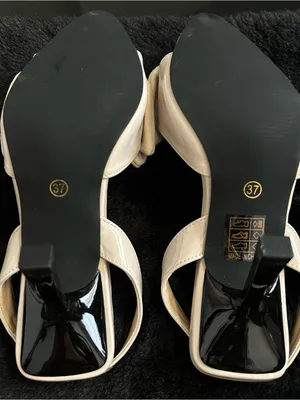 Women’s Cream Knot Bow Slingback Sandals Size 6.5 thumbnail 3