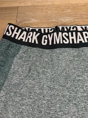 Gymshark Teal Heather Seamless High-Waist Bike Shorts thumbnail 3
