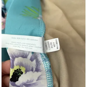 Cacique Swim Skirt Plus Size 24 Blue Floral Ruched Tankini Bottom Beach Summer thumbnail 7
