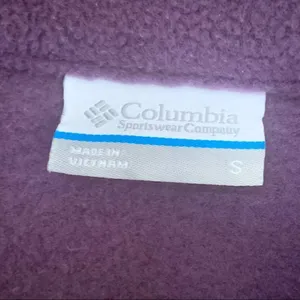 Columbia purple full zip fleece Small thumbnail 7