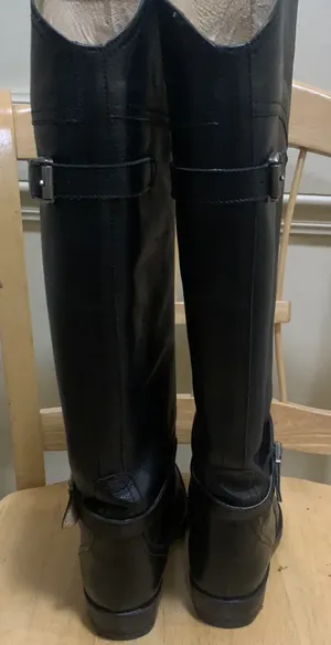Frye Dorado Black Leather Riding Boots thumbnail 3