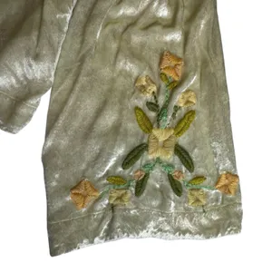 Free People‎ Ember Embroidered Floral Tunic Top Womens Small Cream Velvet NWOT thumbnail 13