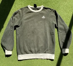 Adidas Olive Green Crewneck thumbnail 1