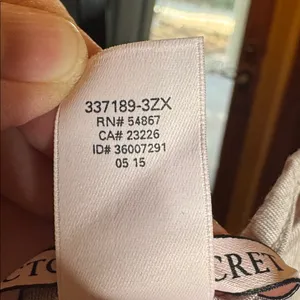 NIP Victoria’s Secret Taupe Ribbed Slip Dress Mini Chemise Size Large thumbnail 10