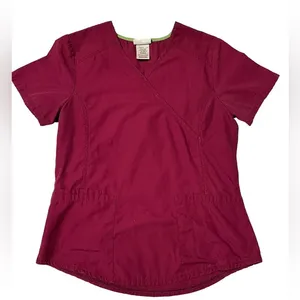 Scrubstar Women’s Wine Scrub Top thumbnail 1