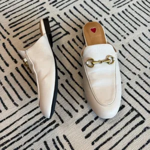 Deenni Cream Horsebit Loafer Mule Slip On Shoes Women’s 7 thumbnail 2