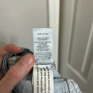 Pacsun The Mom Denim Short 100% Cotton - Size 25 thumbnail 4