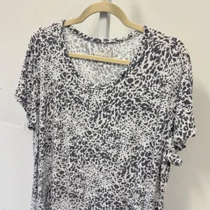 Koolaburra by UGG Pajama Set L Grey Leopard Print Modal Jogger 2pc Loungewear thumbnail 7
