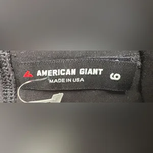 American Giant Black Leggings Size‎ Six thumbnail 4