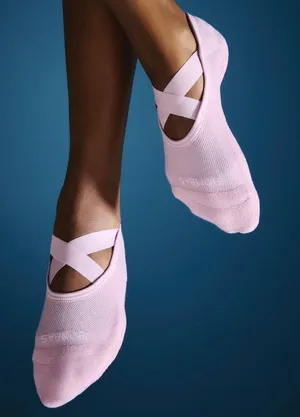 Bombas Women’s Studio Gripper Ballet No Show Socks Spanish Rose Size M NWT thumbnail 1