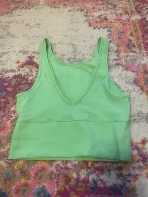 Lululemon Power Pivot Tank Scream Green thumbnail 4