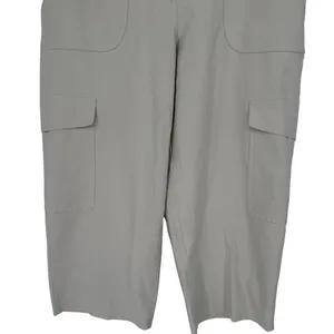 Lululemon Light Utilitech Cargo Pocket High-Rise‎ Crop Pants Natural Ivory Sz 30 thumbnail 10