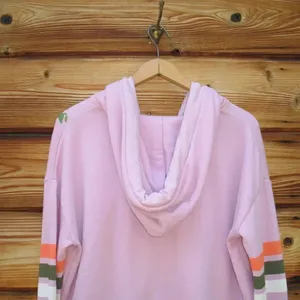 NWT Wildfox Theo Rose Stripe Hoodie Jacket thumbnail 6