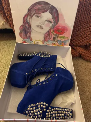 Jeffrey Campbell Spiked Lita Boots thumbnail 1