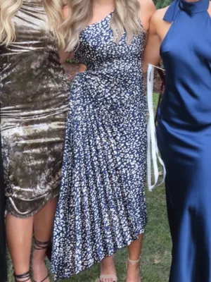 VICI Modern Day Glam One Shoulder Asymmetrical Maxi Dress thumbnail 5