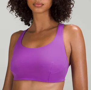 Lululemon Wunder Train Bra *Medium Support, C/D Cup in Moonlit Magenta Size 4 thumbnail 1