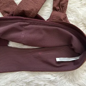 FP Movement Sports Bra Zen Again Bra Crisscross Back Brown M thumbnail 9