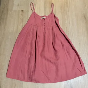 Vintage Y2K Old Navy Linen Button Front Mini Sundress Tunic Dress Size‎ M thumbnail 1