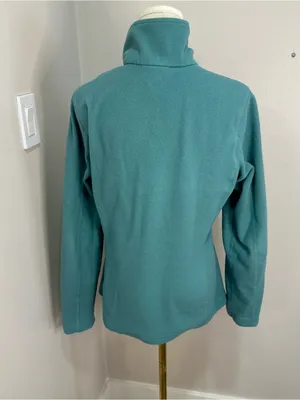 Patagonia Teal Zip-up Fleece Medium‎ thumbnail 4