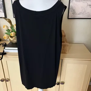ALEMBIKA Essential Point Hem Tank Top‎ In Black Size 6 thumbnail 5