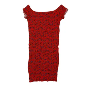 Topshop Dress 2 Red Stretch Bodycon Short Sleeve Club Cocktail Sexy thumbnail 2