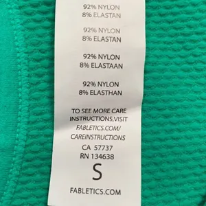 Fabletics Delta Tank Green Racerback Smooth Operator Yoga Pilates Top‎ Small thumbnail 10
