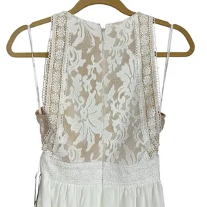 Lulu’s Forever & Always White Lace Maxi Dress Sz XS NWT Bridesmaid Formal thumbnail 13