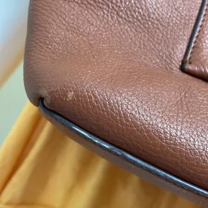 J. Crew all day roasted chestnut leather tote thumbnail 5