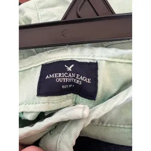 American Eagle Midi‎ Stretch Shorts mint green women’s 6 thumbnail 3