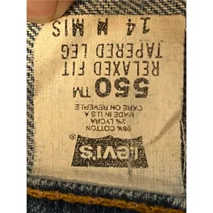 Vintage Levi’s 550 relax fit tapered leg 14M jeans (3543) thumbnail 7