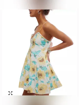 Free People Altura Printed Mini Dress thumbnail 3