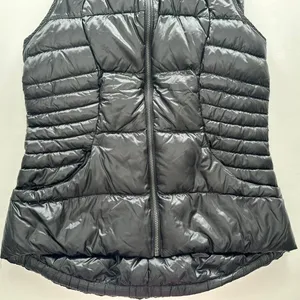 Lululemon Fluffin Awesome Goose Down Vest Shine Black Size 6 Puffer Winter Ski thumbnail 5