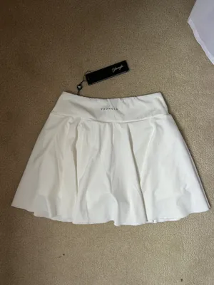 YoungLA white tennis skirt thumbnail 4