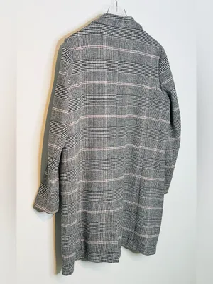 Rails Anders Charcoal Plaid Pink Wool Blend Coat thumbnail 9