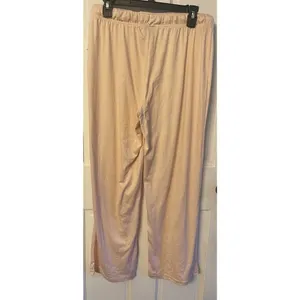 Tahari Pink/White Stripe Pajama Lounge Pants Size Large Polyester/Spandex NEW thumbnail 2