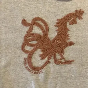 Free people heirloom lunar new years 100% linen t-shirt size large thumbnail 2