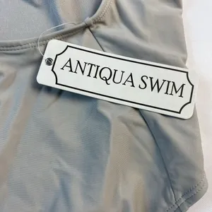 Antiqua Swim NWT Size Large One Piece Stretch Deep‎ V Beach Pool Travel Swimsuit thumbnail 6