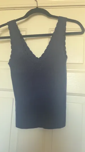 Aerie Sweater Tank Top Blue thumbnail 2
