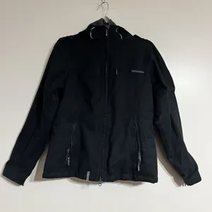 Merrell Jacket Women's S Black Hooded Outdoors Hiking‎ Jacket Zip Pockets Vest thumbnail 1